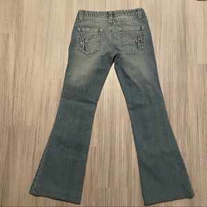 Low Rise Flare Jeans